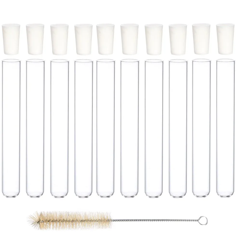 Glass Test Tubes with Stoppers